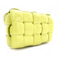 BOTTEGAVENETA Padet Cassette Shoulder Bag, Leather, Yellow