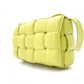 BOTTEGAVENETA Padet Cassette Shoulder Bag, Leather, Yellow
