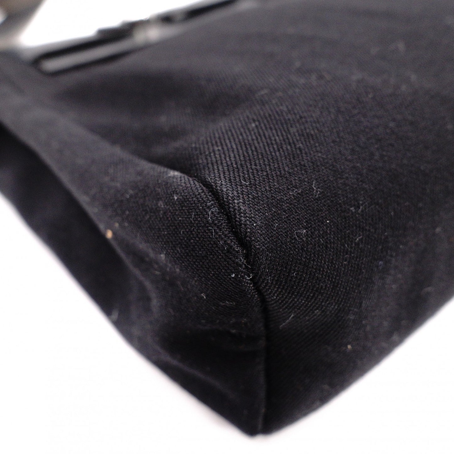 HERMES Shoulder Bag, Navy and Black, Crossbody, Canvas and Leather, □H Engraving
