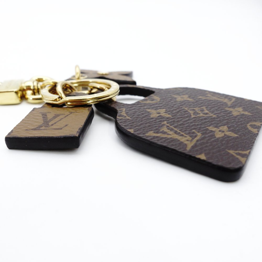 LOUIS VUITTON Bag Charm Illustré Bag To School Monogram Charm Key Holder 7-11-435