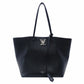 LOUIS VUITTON Lock Me Crocodile Tote Bag Leather Black Shoulder Black Silver Hardware 7-10-676