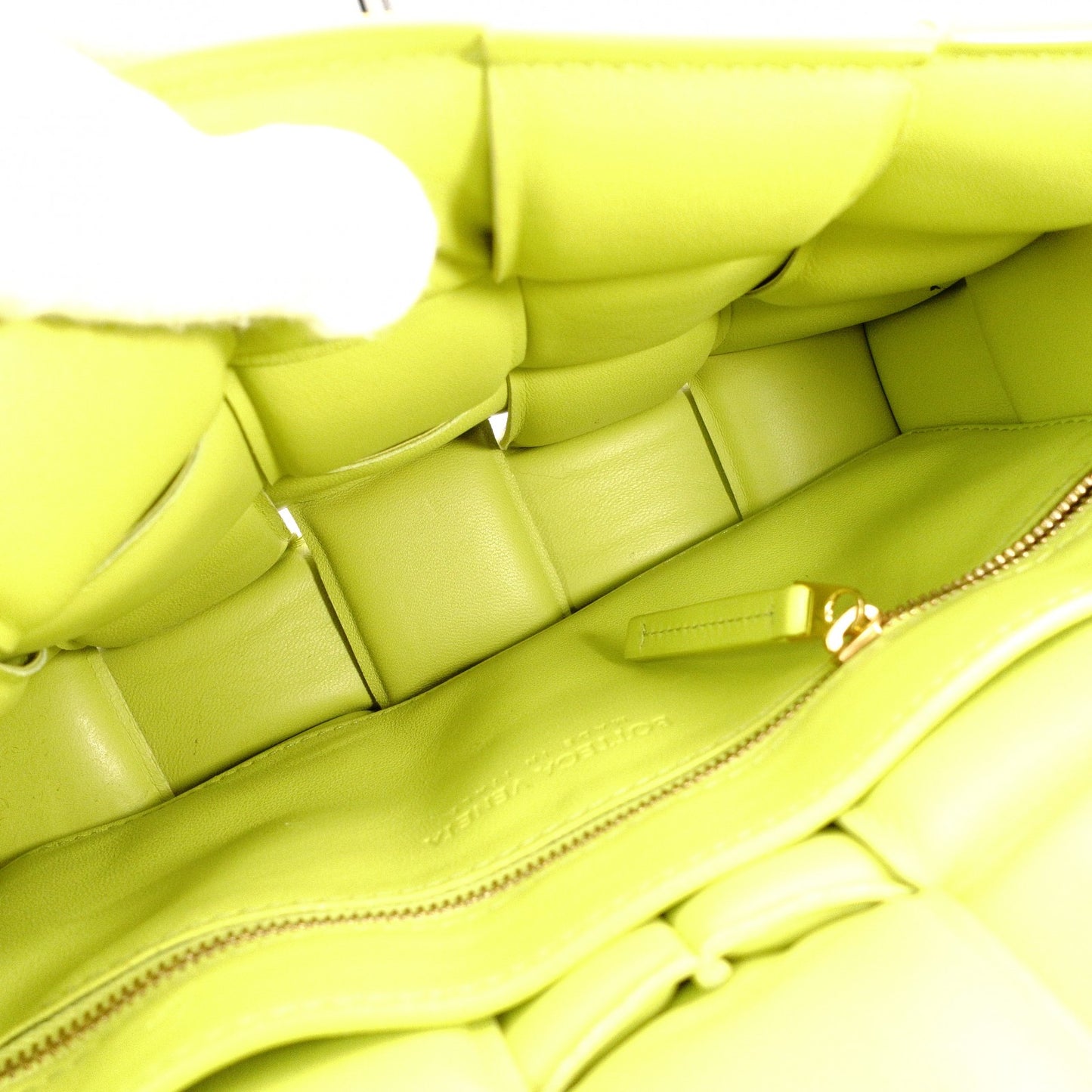 BOTTEGAVENETA Padet Cassette Shoulder Bag, Leather, Yellow