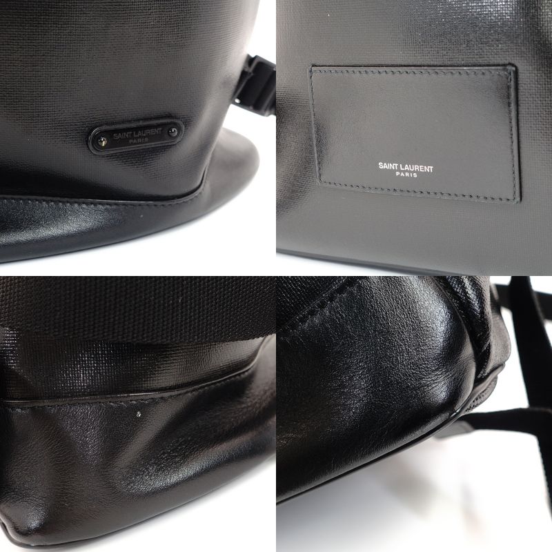 SAINT LAURENT Convertible Backpack Black