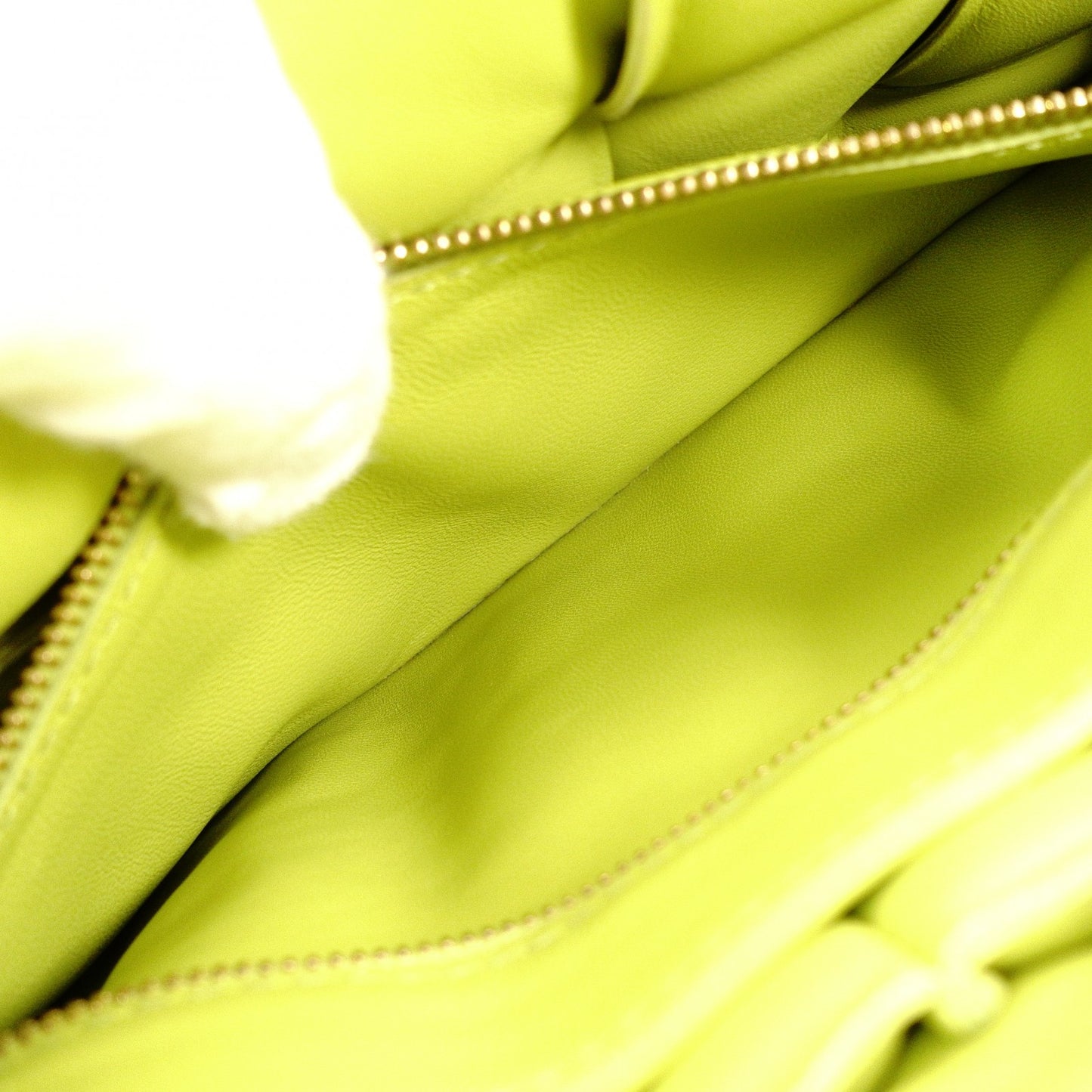 BOTTEGAVENETA Padet Cassette Shoulder Bag, Leather, Yellow