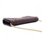Christian Dior Diorama Chain Wallet Shoulder Bag, Leather, Brown