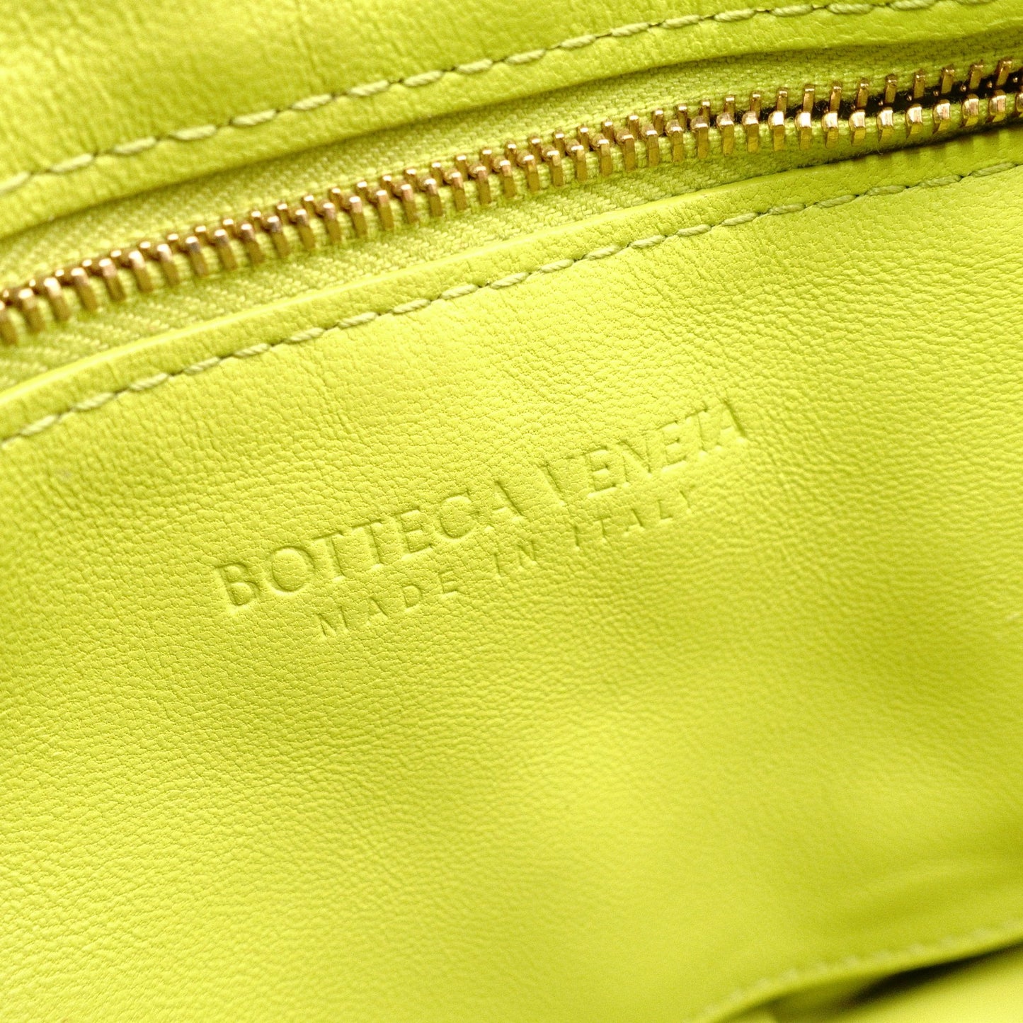 BOTTEGAVENETA Padet Cassette Shoulder Bag, Leather, Yellow