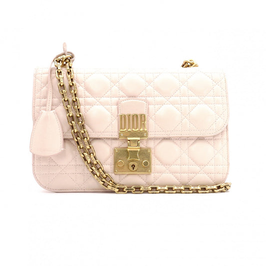 Christian Dior Addict Shoulder Bag, Leather, Pink, Women's