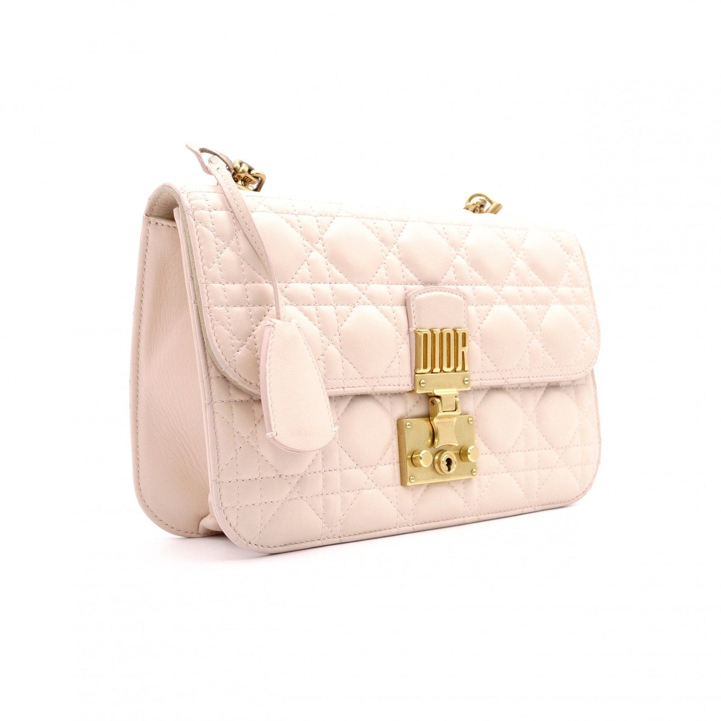 Christian Dior Addict Shoulder Bag, Leather, Pink, Women's