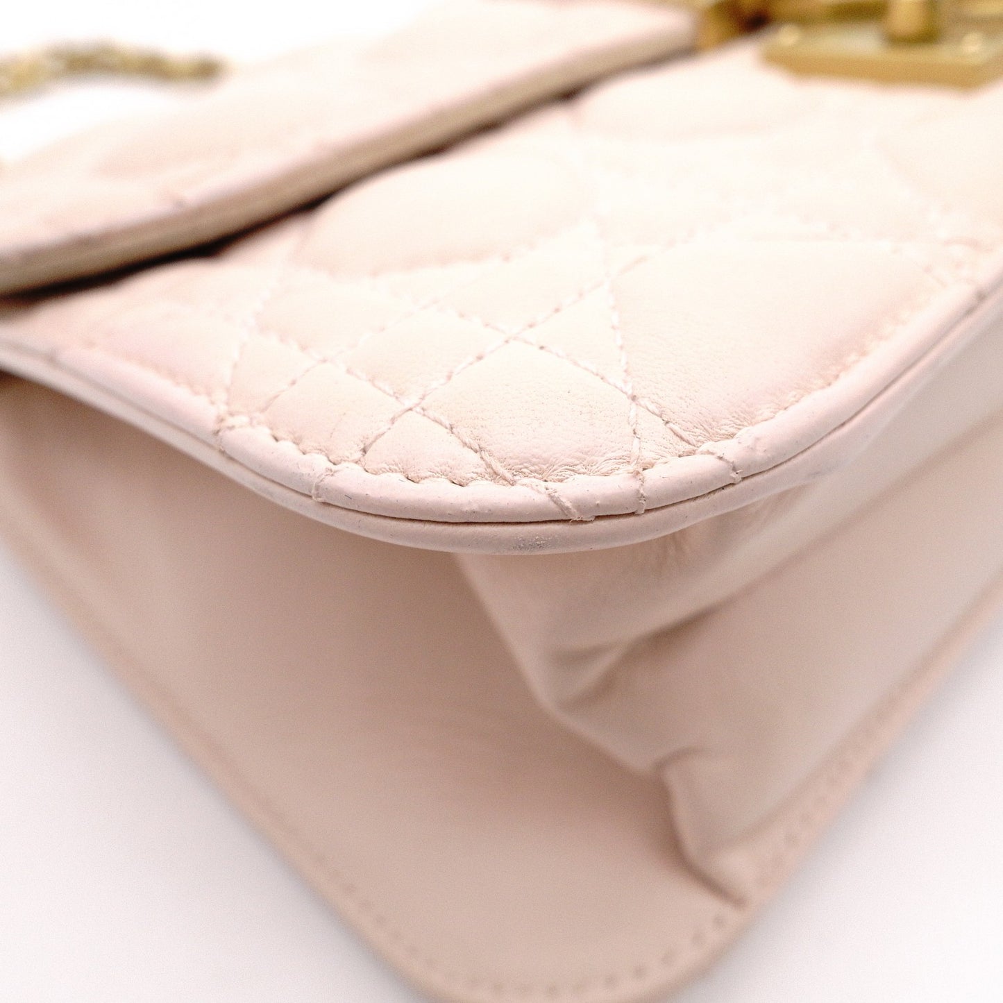 Christian Dior Addict Shoulder Bag, Leather, Pink, Women's