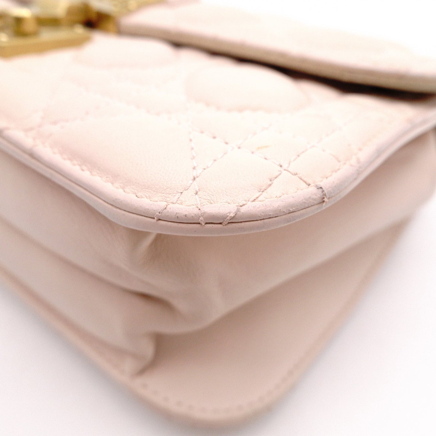 Christian Dior Addict Shoulder Bag, Leather, Pink, Women's