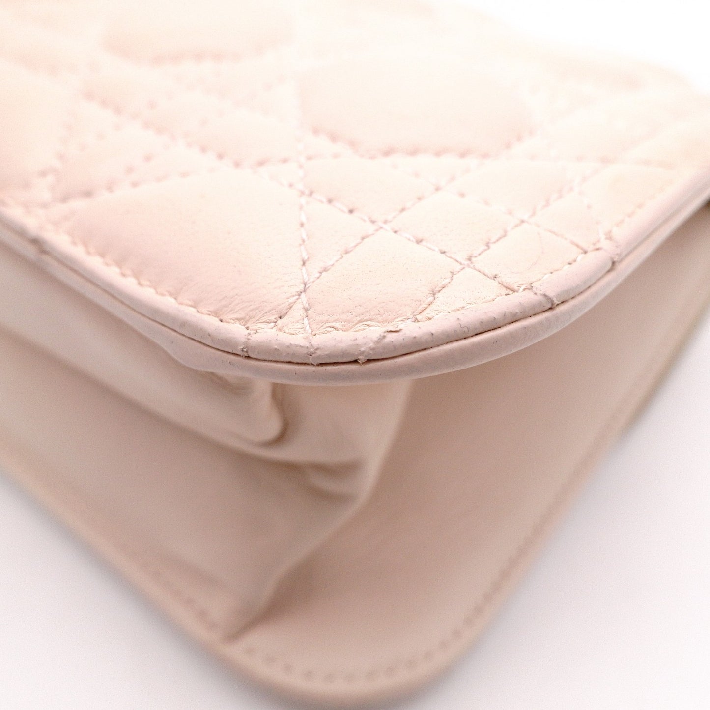 Christian Dior Addict Shoulder Bag, Leather, Pink, Women's