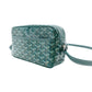 GOYARD Cupvert Shoulder Bag PVC Leather Green Crossbody 7-12-847