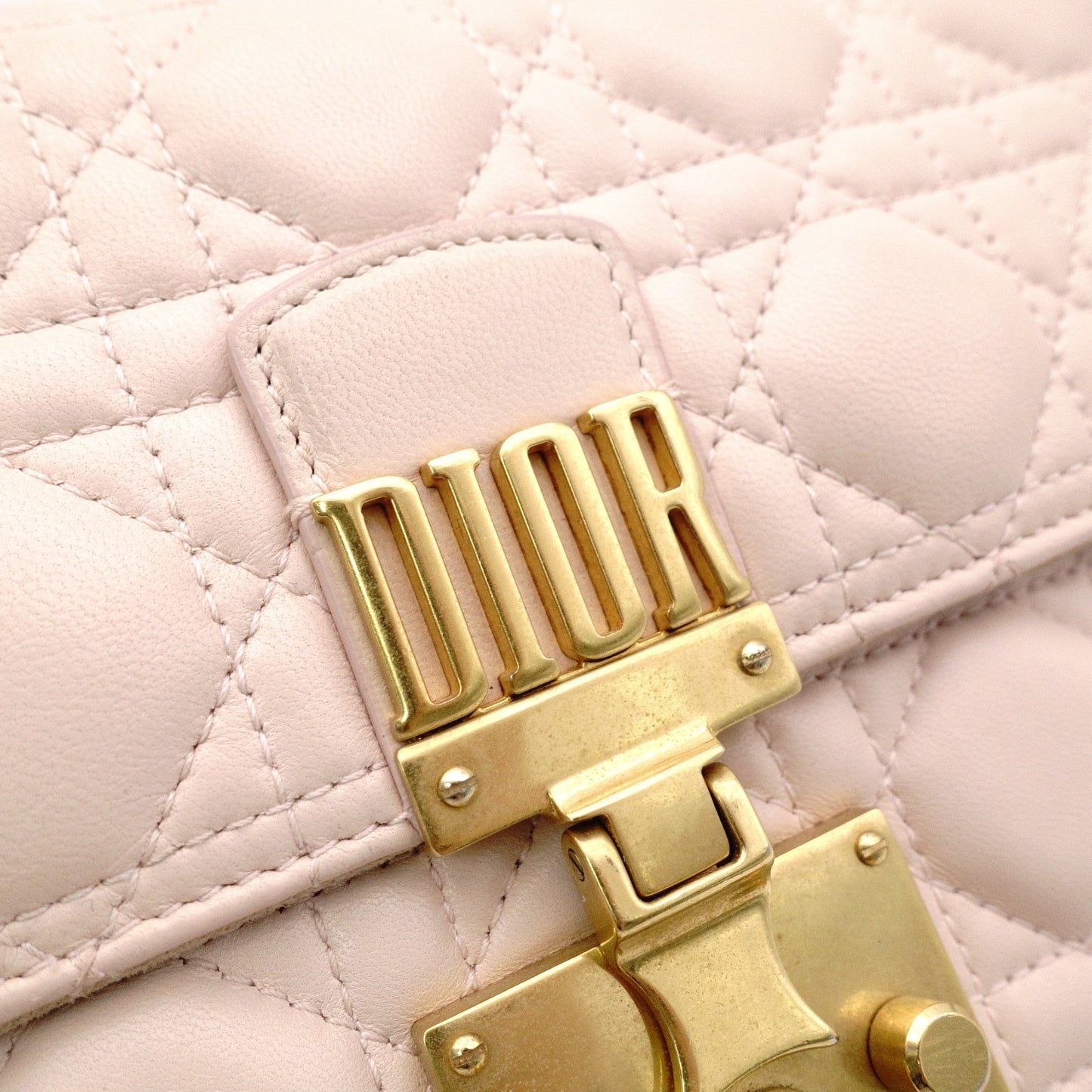 Christian Dior Addict Shoulder Bag, Leather, Pink, Women's