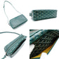 GOYARD Cupvert Shoulder Bag PVC Leather Green Crossbody 7-12-847