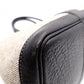 HERMES Garden Party Tote Bag, Canvas and Leather, Beige, with “F” Engraving