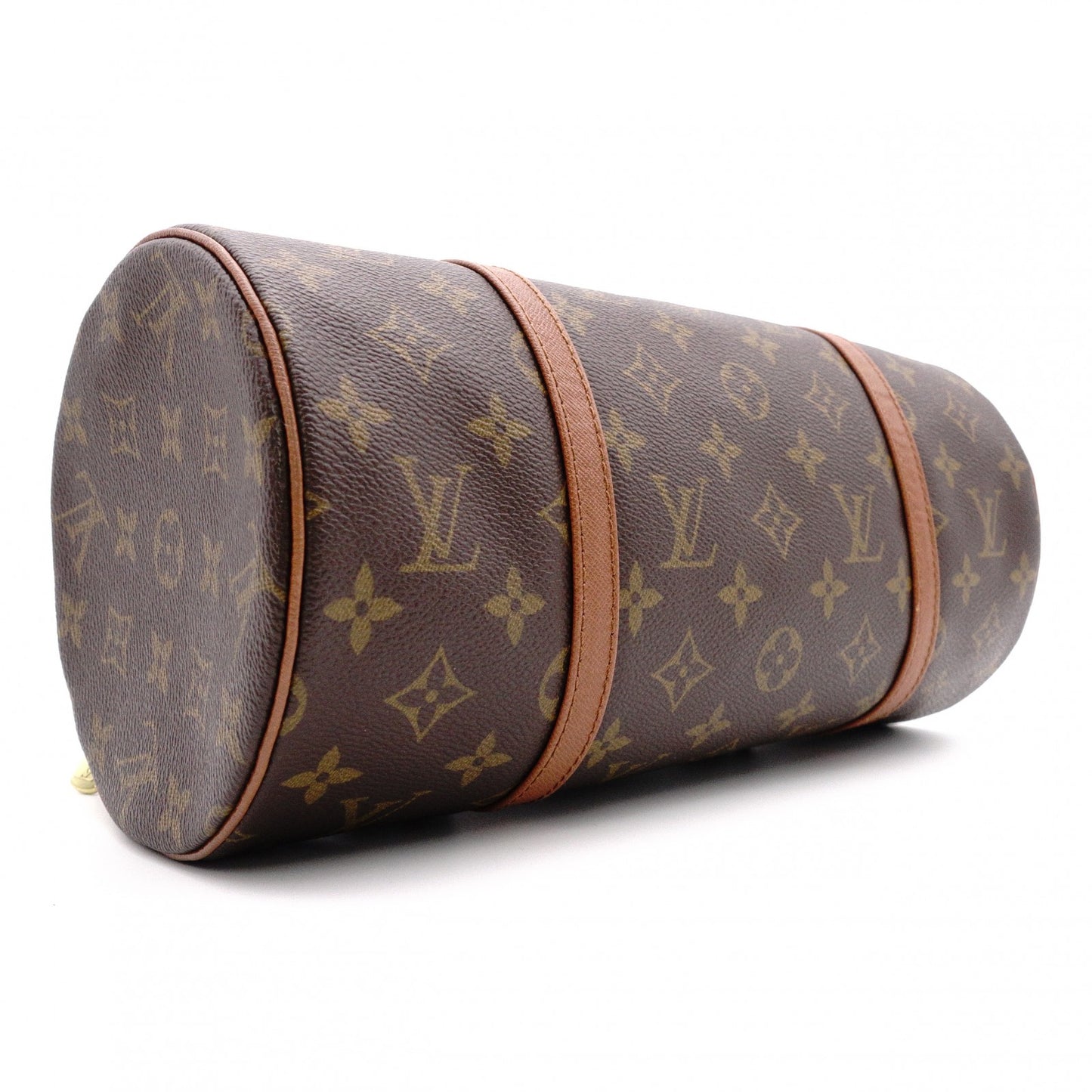 LOUIS VUITTON Papillon 30 Monogram Canvas Shoulder Bag, PVC/Leather, Brown, Vintage