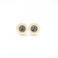 CHANEL Earrings, Metal, Silver, Off-White