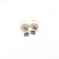 CHANEL Earrings, Metal, Silver, Off-White