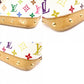 LOUIS VUITTON Alma Monogram Multicolor Handbag with Studs, Leather/PVC, White, Women's