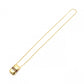 GUCCI Necklace, Metal, Gold, Vintage, Sherry Line, Pill Case