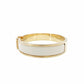 Hermès Click H Bangle Click Clack Off-White × Gold Bracelet H Logo 7-12-637