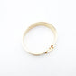 Hermès Click H Bangle Click Clack Off-White × Gold Bracelet H Logo 7-12-637