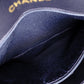 CHANEL Matelassé Fringe Chain Shoulder Bag, Black Lambskin, Women's