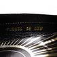 GUCCI Gold-Tone Metal Logo Loafers, Patent Leather, Beige, Size 38