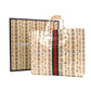 GUCCI x Comme des Garçons Collaboration Kraft Paper Bag Sherry Line Tote Bag Vinyl