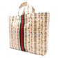 GUCCI x Comme des Garçons Collaboration Kraft Paper Bag Sherry Line Tote Bag Vinyl