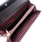 CHANEL Flap Long Wallet, Matelassé, Long Wallet, Leather, Black Caviar Skin, Gold Hardware