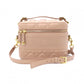 DIOR Small Vanity Bag, Dior Travel Shoulder Bag, Leather, Pink Beige, 2-Way