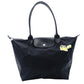 Unused LONGCHAMP Pikachu Pokémon Collaboration Tote Bag Black Nylon Black 7-12-476