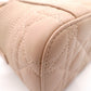 DIOR Small Vanity Bag, Dior Travel Shoulder Bag, Leather, Pink Beige, 2-Way