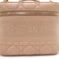 DIOR Small Vanity Bag, Dior Travel Shoulder Bag, Leather, Pink Beige, 2-Way