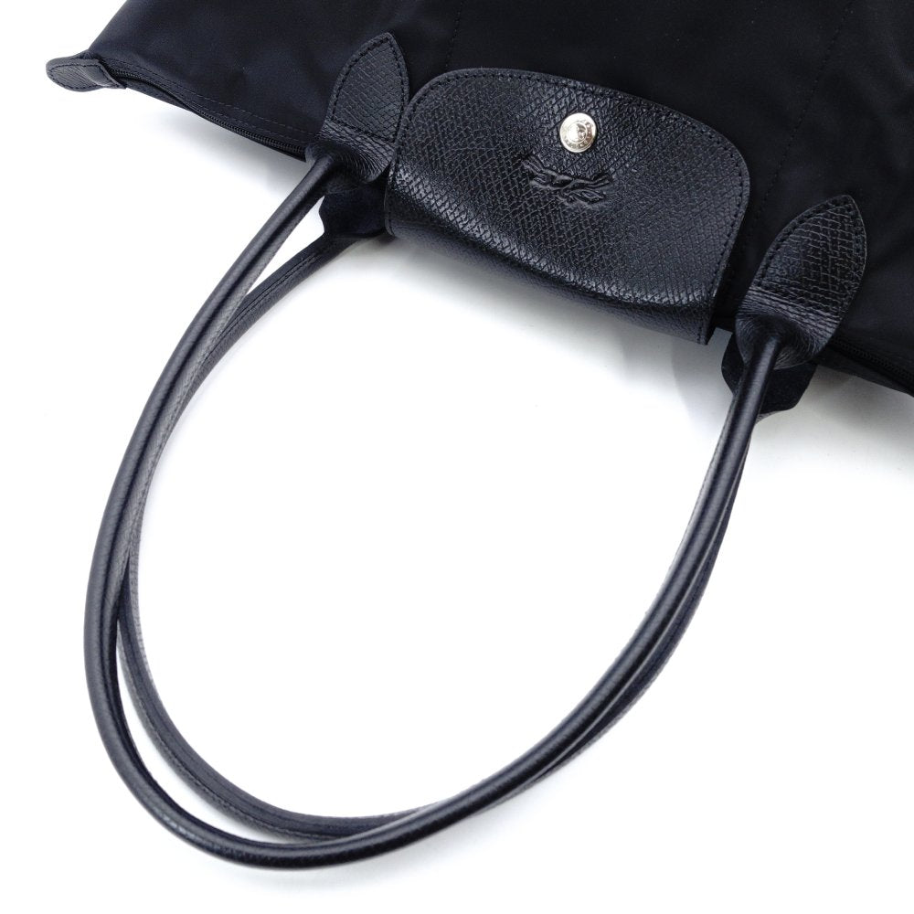 Unused LONGCHAMP Pikachu Pokémon Collaboration Tote Bag Black Nylon Black 7-12-476