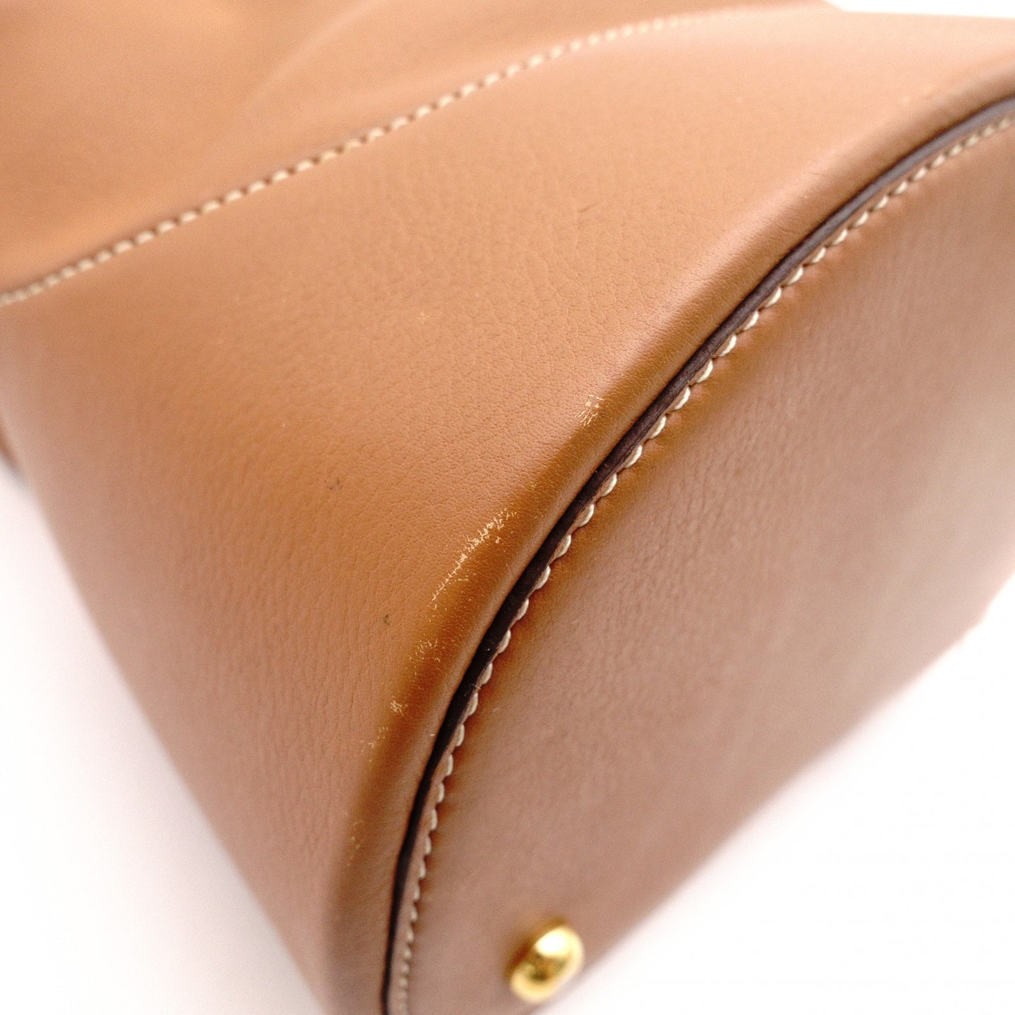 LOEWE Anton Shoulder Bag, Brown, Single-Strap, Calf Leather, Women's