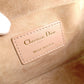 DIOR Small Vanity Bag, Dior Travel Shoulder Bag, Leather, Pink Beige, 2-Way