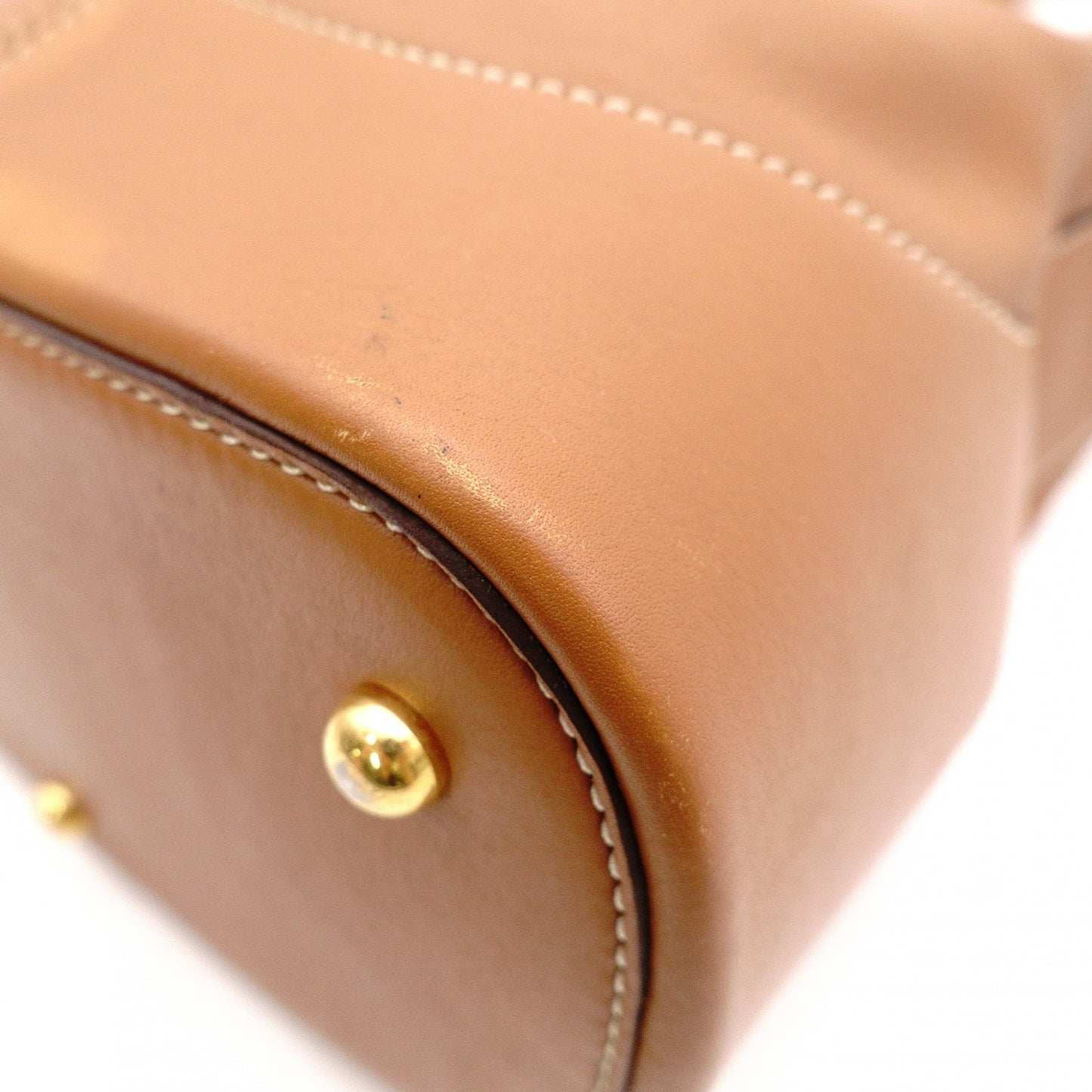 LOEWE Anton Shoulder Bag, Brown, Single-Strap, Calf Leather, Women's