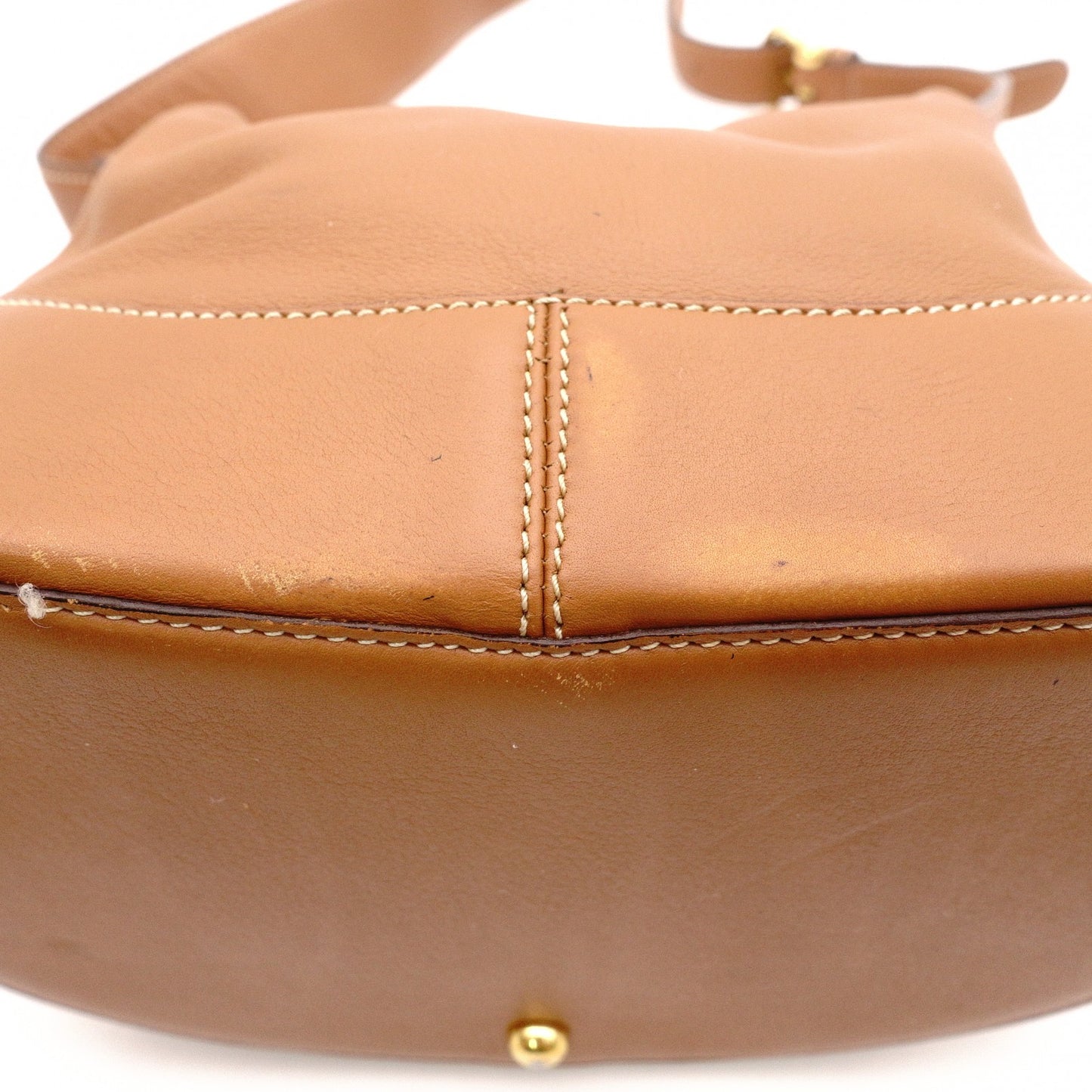 LOEWE Anton Shoulder Bag, Brown, Single-Strap, Calf Leather, Women's
