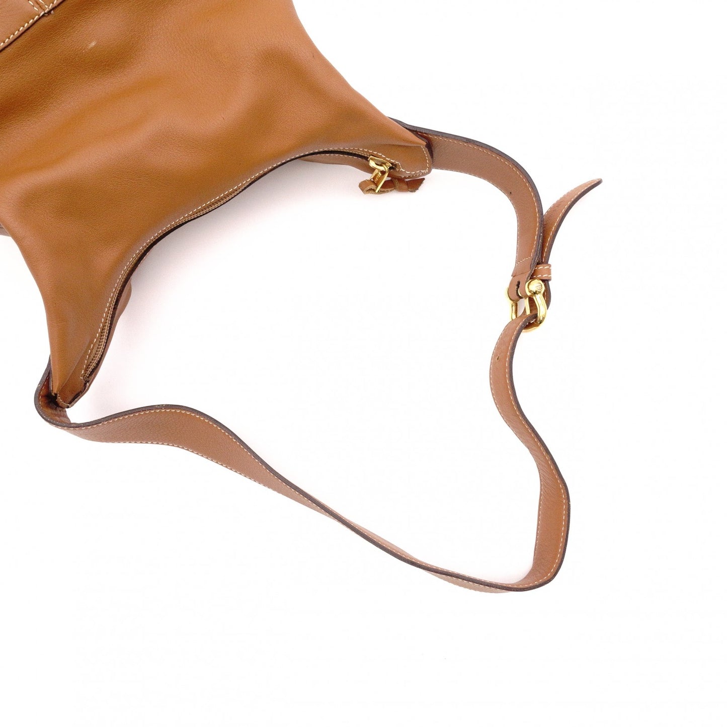 LOEWE Anton Shoulder Bag, Brown, Single-Strap, Calf Leather, Women's