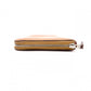 HERMES Azap Silk-Lined Long Wallet, Leather, Brown, Silver Hardware, A Stamp