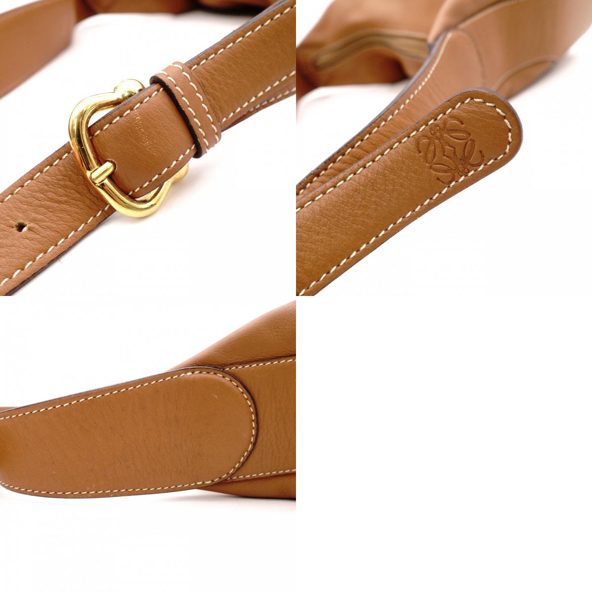 LOEWE Anton Shoulder Bag, Brown, Single-Strap, Calf Leather, Women's