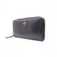 GUCCI B Long Wallet, Leather, Black, Long Wallet, Gold Hardware