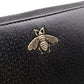 GUCCI B Long Wallet, Leather, Black, Long Wallet, Gold Hardware