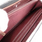 CHANEL Lambskin Matelassé Long Wallet, Leather, Black, L-Zip, Wallet, Silver Hardware