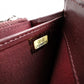CHANEL Lambskin Matelassé Long Wallet, Leather, Black, L-Zip, Wallet, Silver Hardware