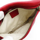 GUCCI Body Bag Small Sherry Line Red Leather Waist Bag Red Logo 7-12-521