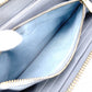 Christian Dior Diamante Stud Long Wallet, Leather, Blue, Gold Hardware