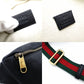 GUCCI Body Bag Sherry Line Black Leather Waist Bag Black Logo Men's 7-12-278